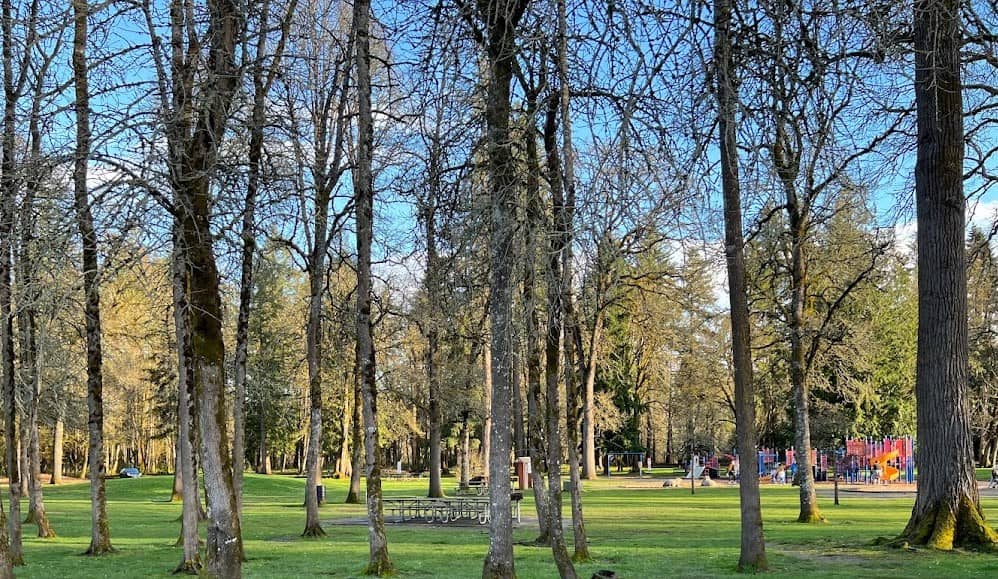 Cook Park along the Tualatin River in Tigard Oregon